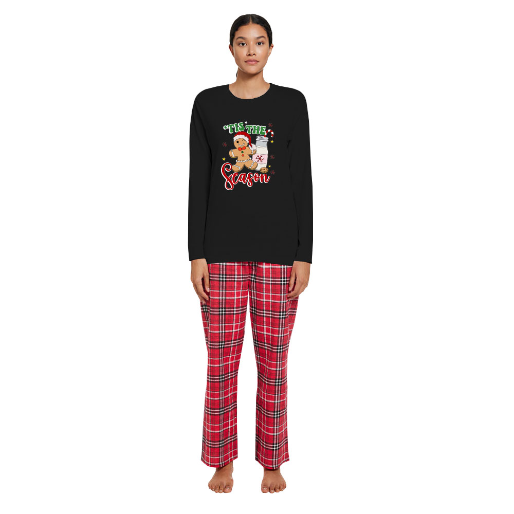 100 Percent Cotton Family Pajama Sets Gingerbread Tis The Season