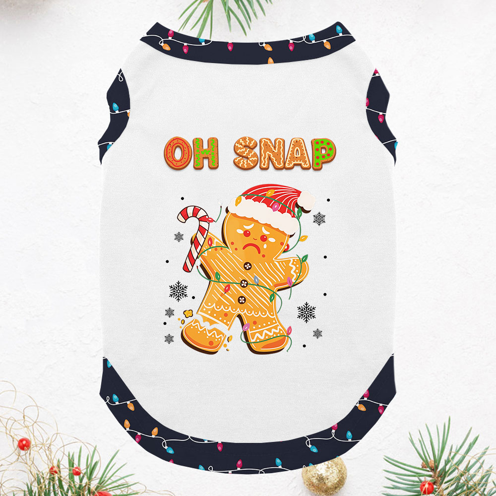 Oh Snap Gingerbread Man Short Sleeve Christmas Jammies Family Oh Snap Gingerbread Man Short Sleeve Christmas Jammies Family