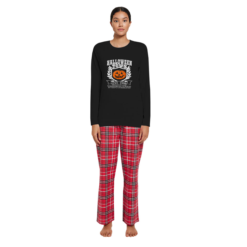 Halloween Town 100% Cotton Pajamas Set For Family Halloween Town 100% Cotton Pajamas Set For Family