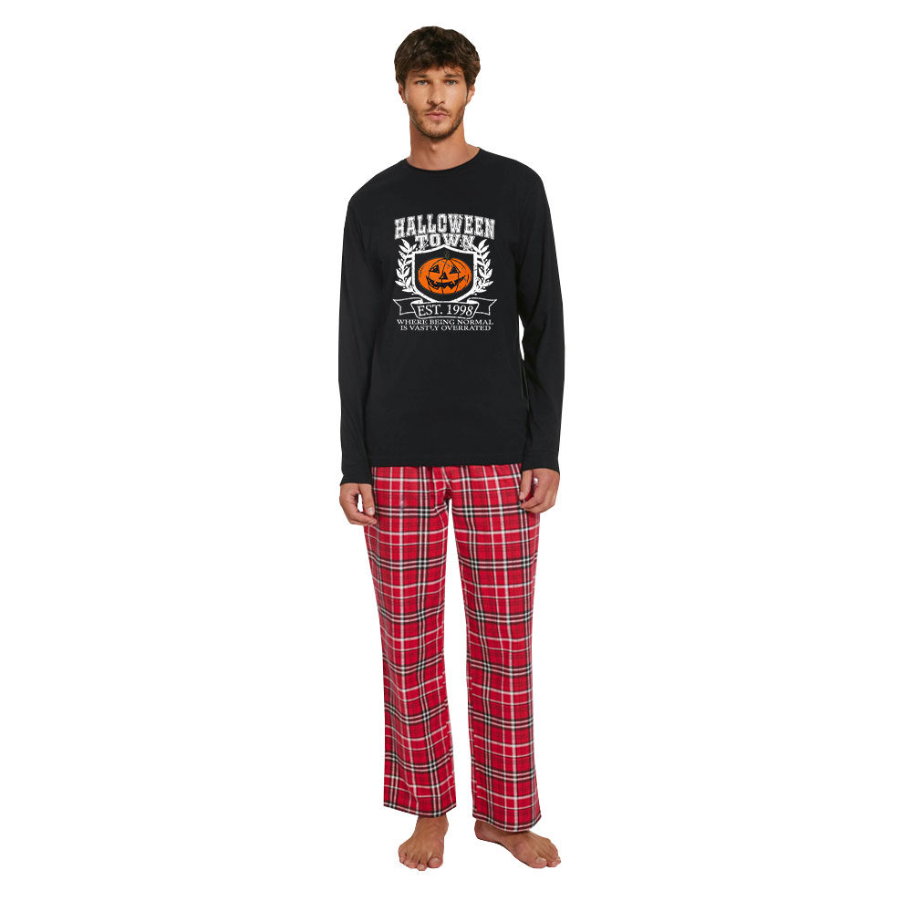 Halloween Town 100% Cotton Pajamas Set For Family Halloween Town 100% Cotton Pajamas Set For Family