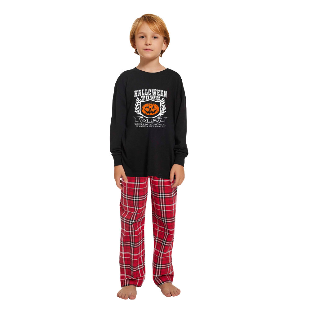 Halloween Town 100% Cotton Pajamas Set For Family Halloween Town 100% Cotton Pajamas Set For Family