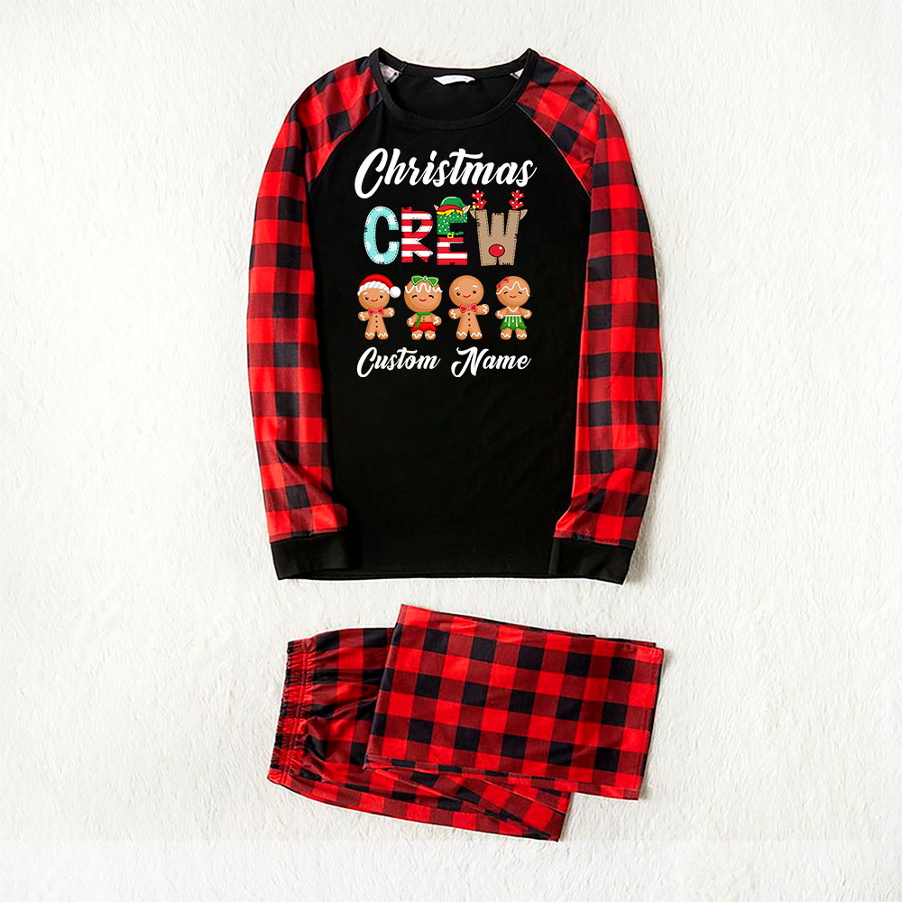 Gingerbread Cousin Crew Christmas Matching Pj's With Name Gingerbread Cousin Crew Christmas Matching Pj's With Name