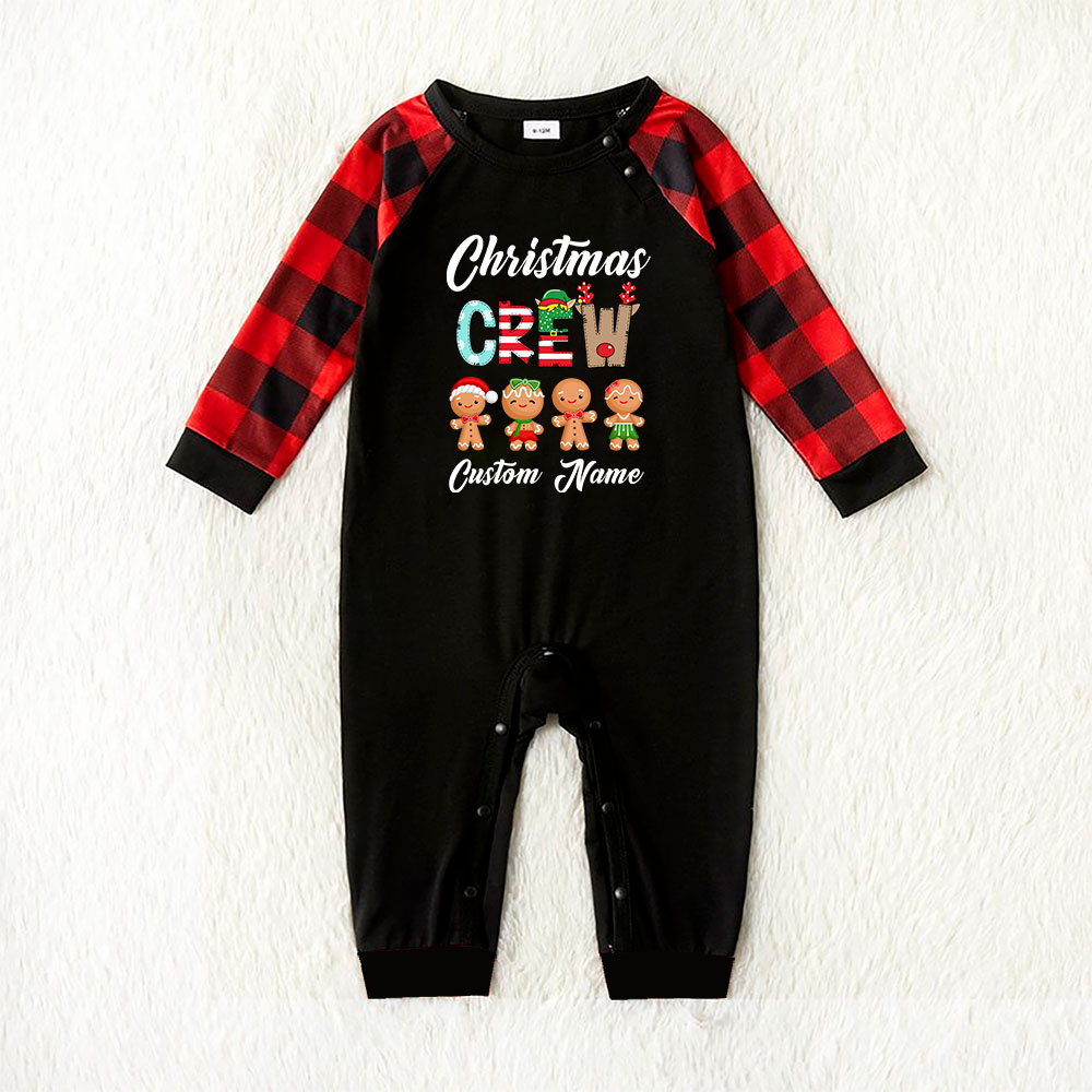 Gingerbread Cousin Crew Christmas Matching Pj's With Name Gingerbread Cousin Crew Christmas Matching Pj's With Name
