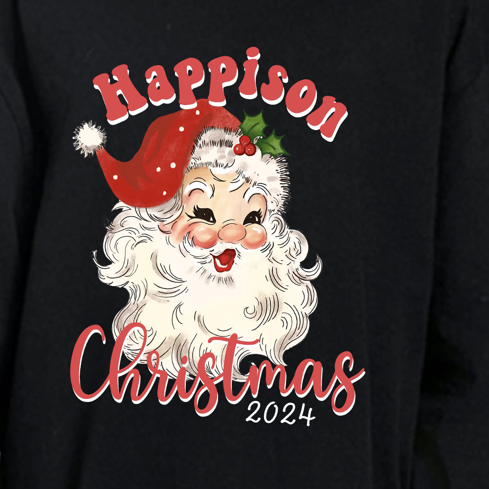 Customized Santa Claus Cotton Xmas Pjs For Family 2024 Customized Santa Claus Cotton Xmas Pjs For Family 2024