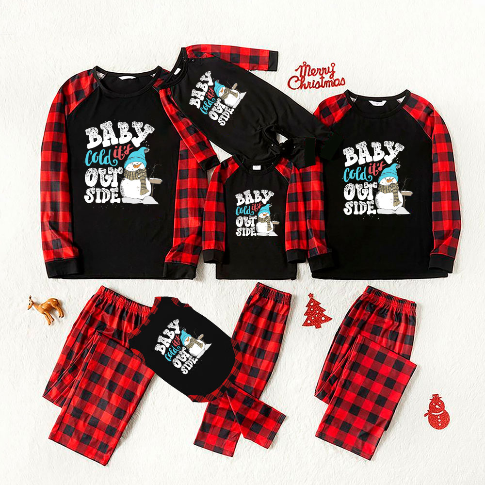 Snowman Christmas Pajamas Family With Plus Size Snowman Christmas Pajamas Family With Plus Size