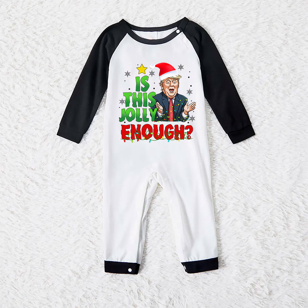 Donald Trump Family Christmas PJs Sayings Is This Jolly Enough Donald Trump Family Christmas PJs Sayings Is This Jolly Enough