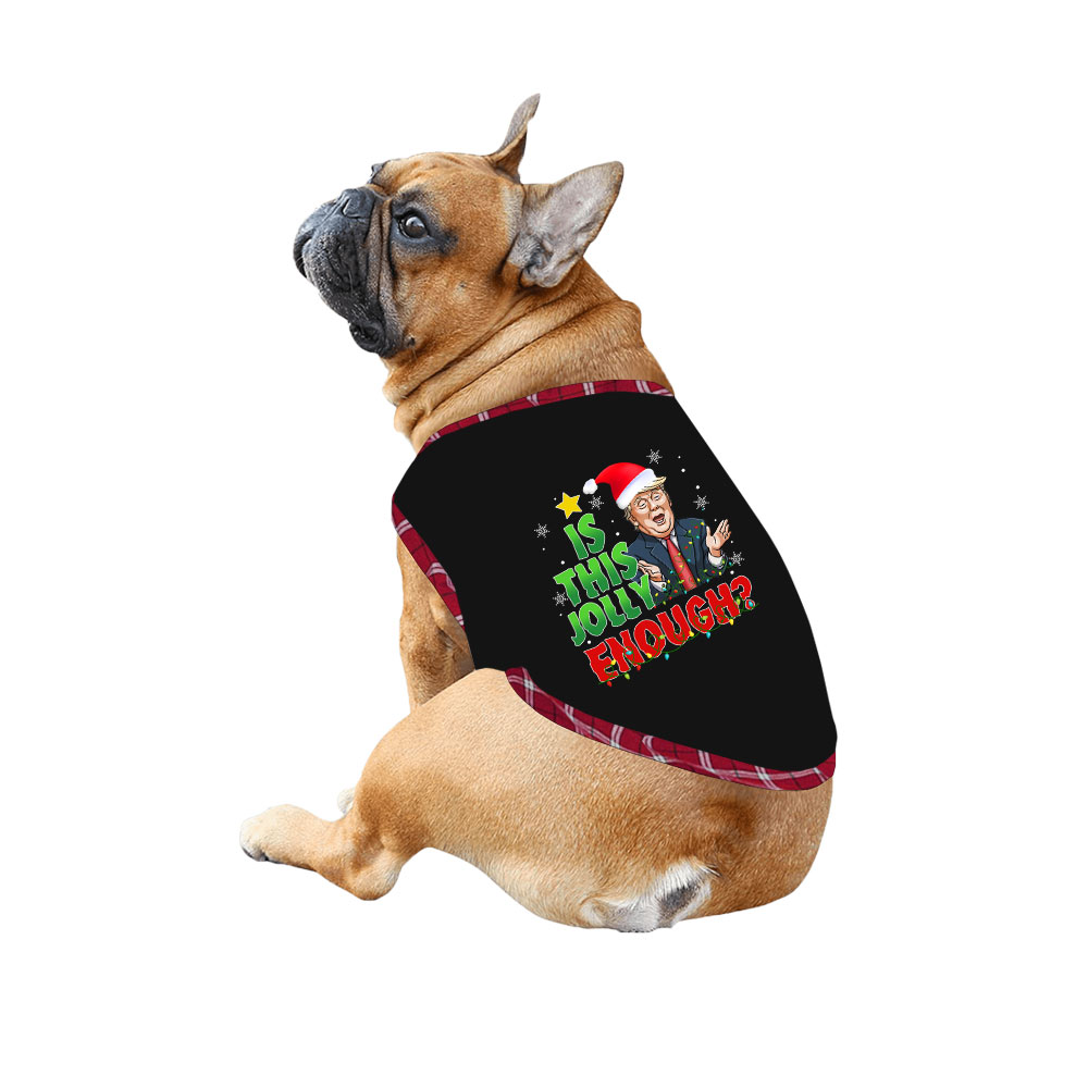 Funny Donald Trump Matching Christmas Jammies Cotton