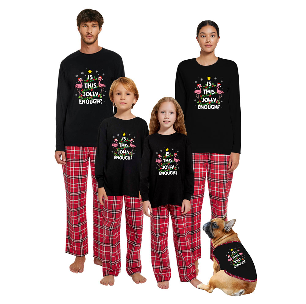 Pink Flamingo 100 Cotton Family Christmas Pajamas Pink Flamingo 100 Cotton Family Christmas Pajamas