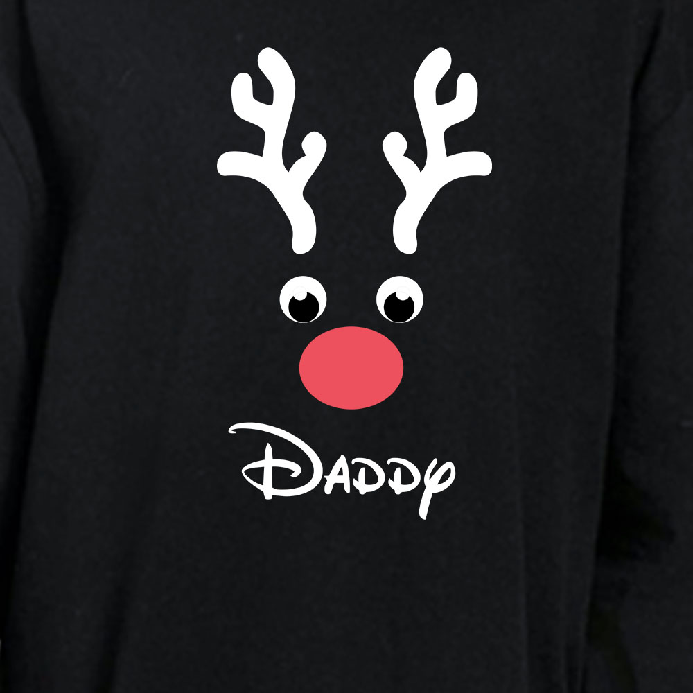 Reindeer Family Cotton Christmas Pajamas With Name Reindeer Family Cotton Christmas Pajamas With Name