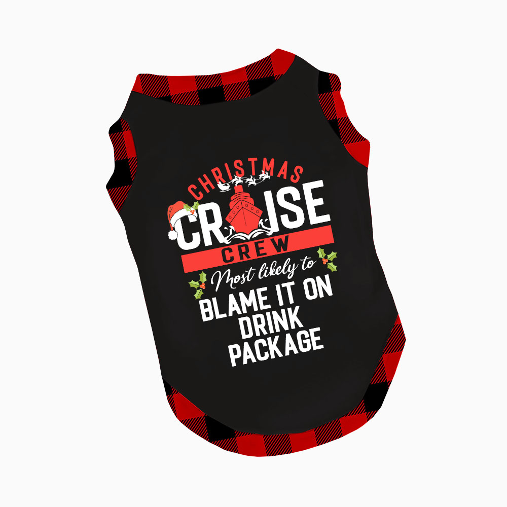 Personalized Cruise Christmas Family Pajamas With Dog Short Sleeves Personalized Cruise Christmas Family Pajamas With Dog Short Sleeves