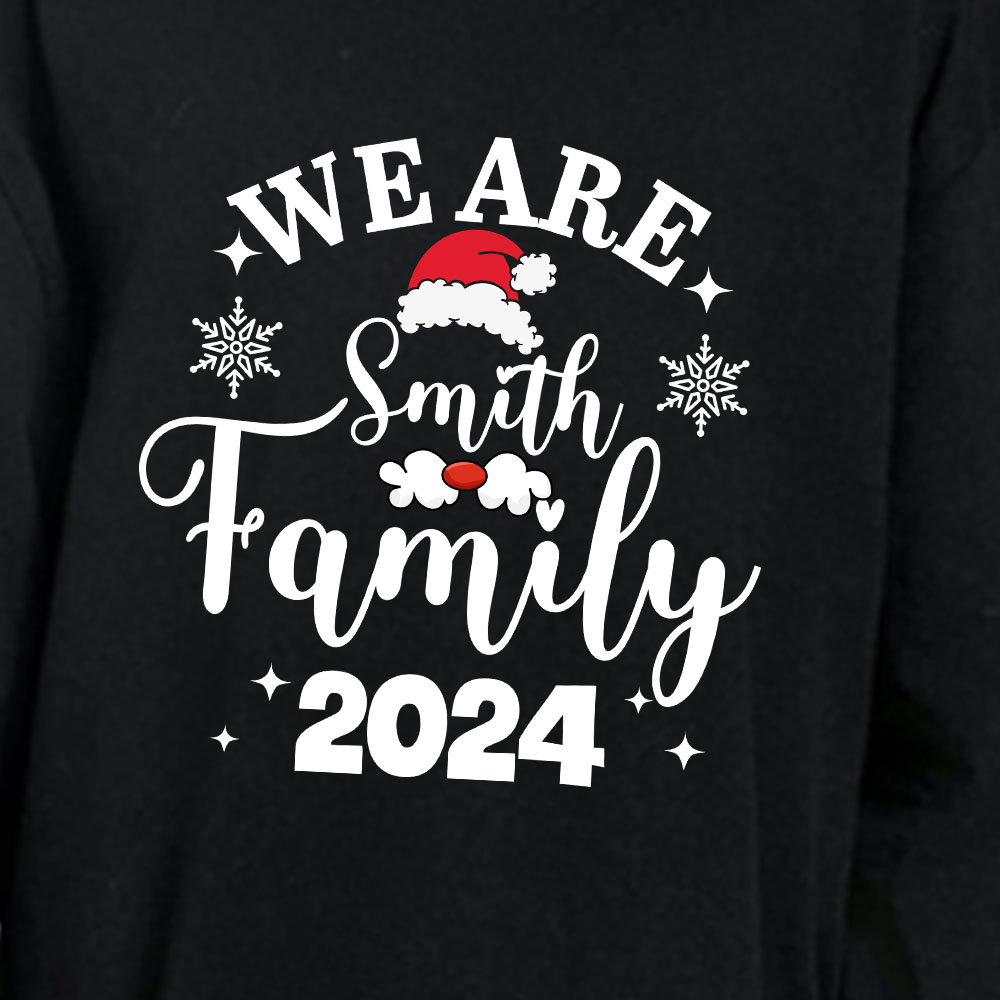 We Are Family 100% Cotton Pajama Set For Christmas