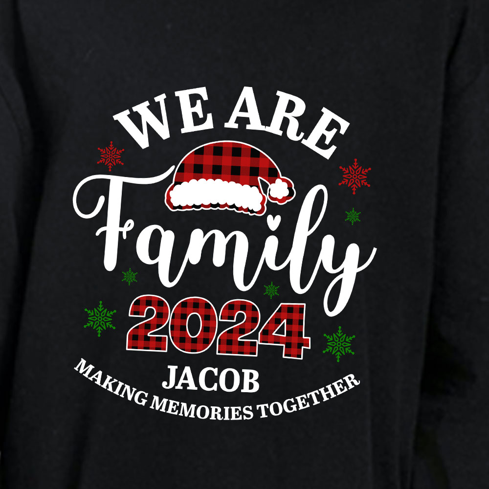 We Are Family Personalized Matching Pjs 2024 Cotton