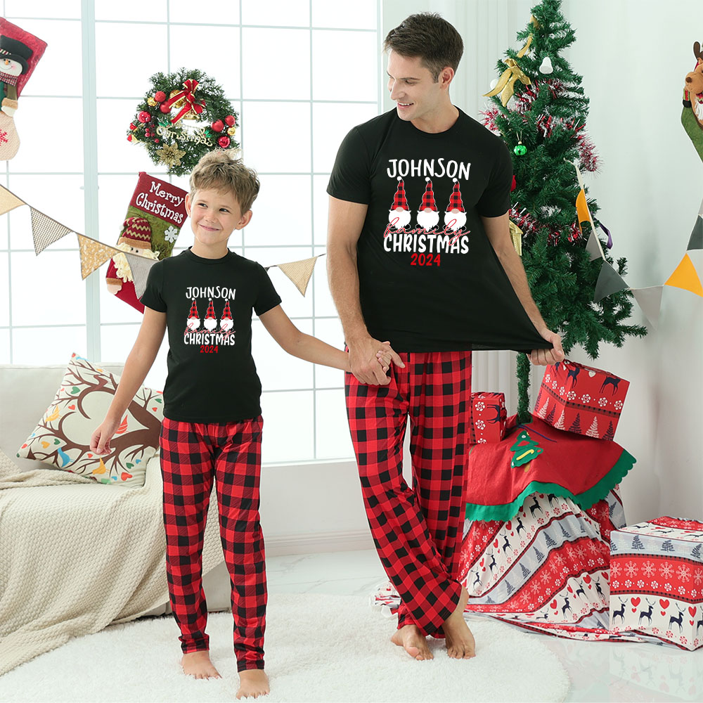 Personalized Gnome Christmas Pajamas For The Whole Family 2024 Personalized Gnome Christmas Pajamas For The Whole Family 2024