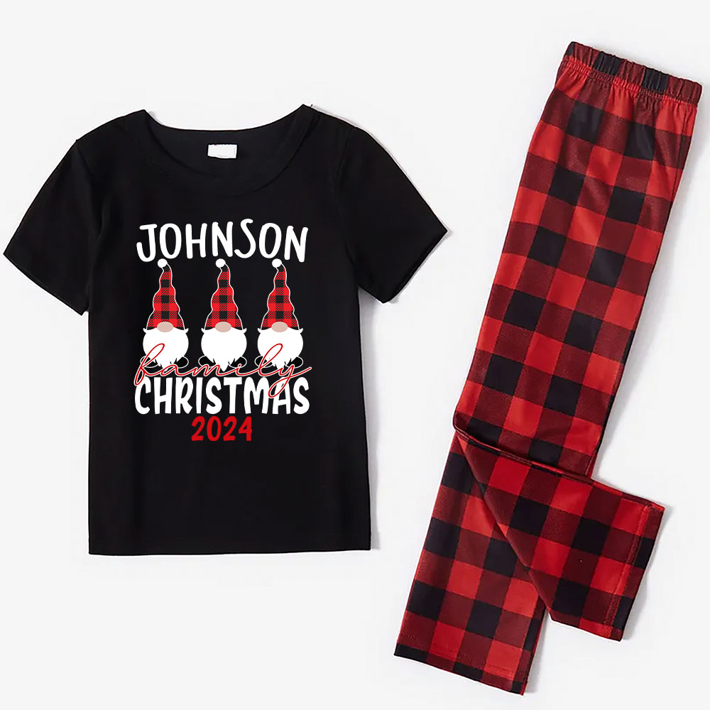 Personalized Gnome Christmas Pajamas For The Whole Family 2024 Personalized Gnome Christmas Pajamas For The Whole Family 2024