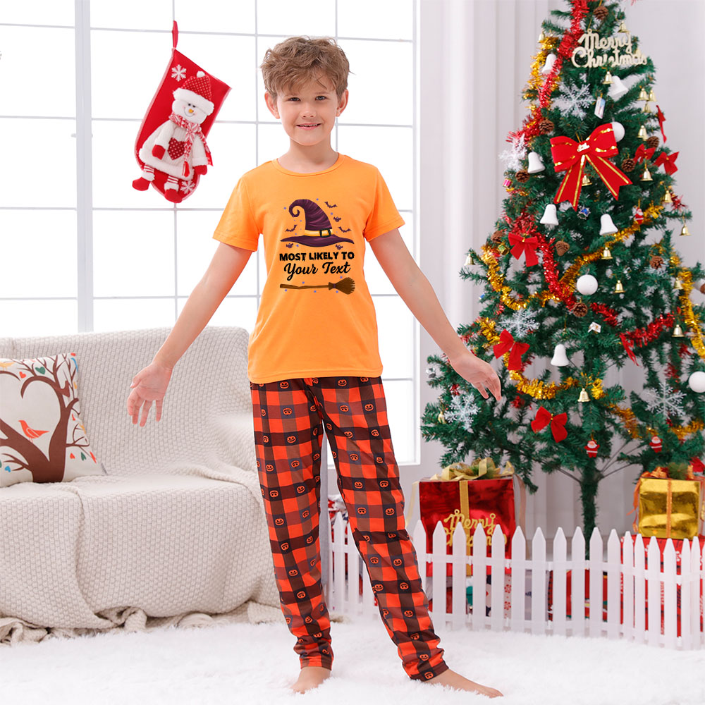 Most Likely To Matching Halloween Pajamas For Family Most Likely To Matching Halloween Pajamas For Family