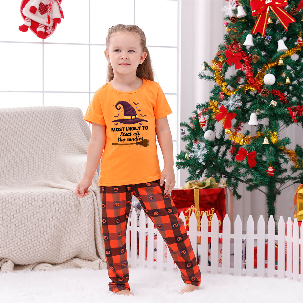Most Likely To Matching Halloween Pajamas For Family Most Likely To Matching Halloween Pajamas For Family