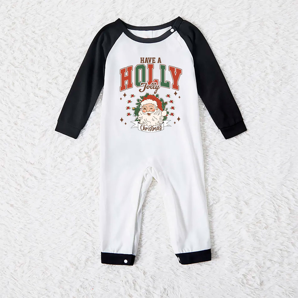 Holly Jolly Santa Claus Matching Pajama Sets Christmas Holly Jolly Santa Claus Matching Pajama Sets Christmas