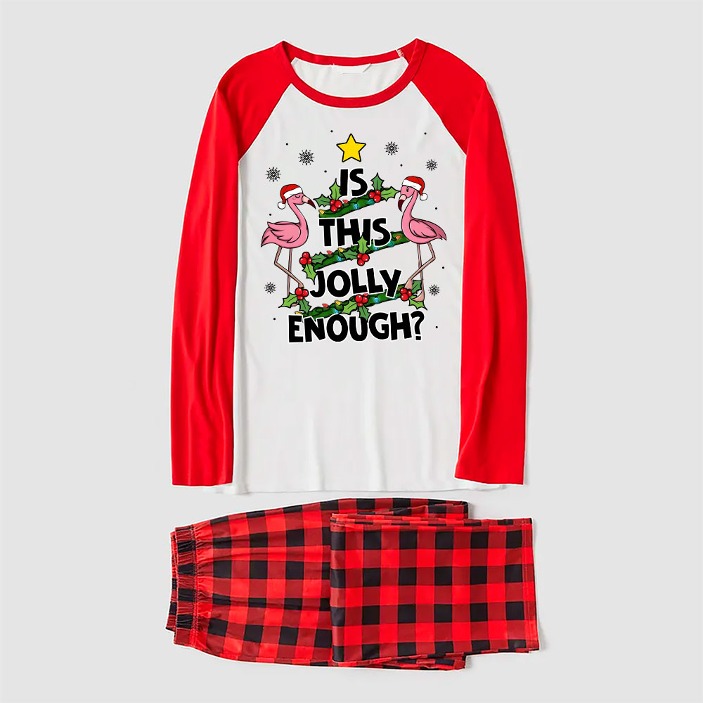Funny Flamingo Christmas Pajamas Is This Jolly Enough