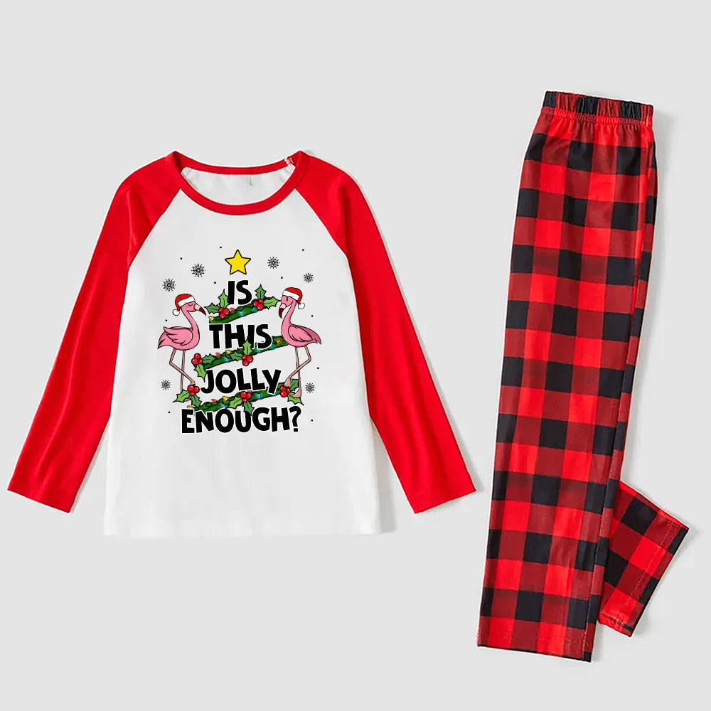 Funny Flamingo Christmas Pajamas Is This Jolly Enough