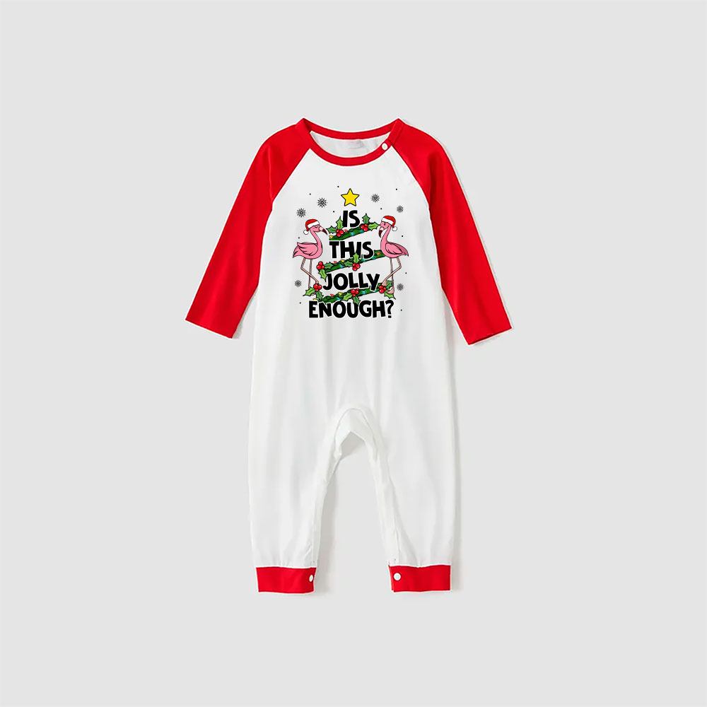 Funny Flamingo Christmas Pajamas Is This Jolly Enough