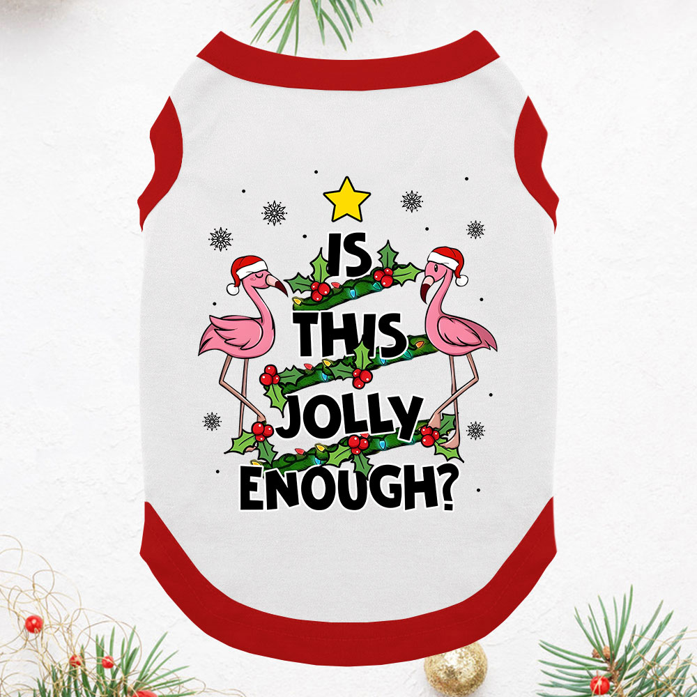 Funny Flamingo Christmas Pajamas Is This Jolly Enough