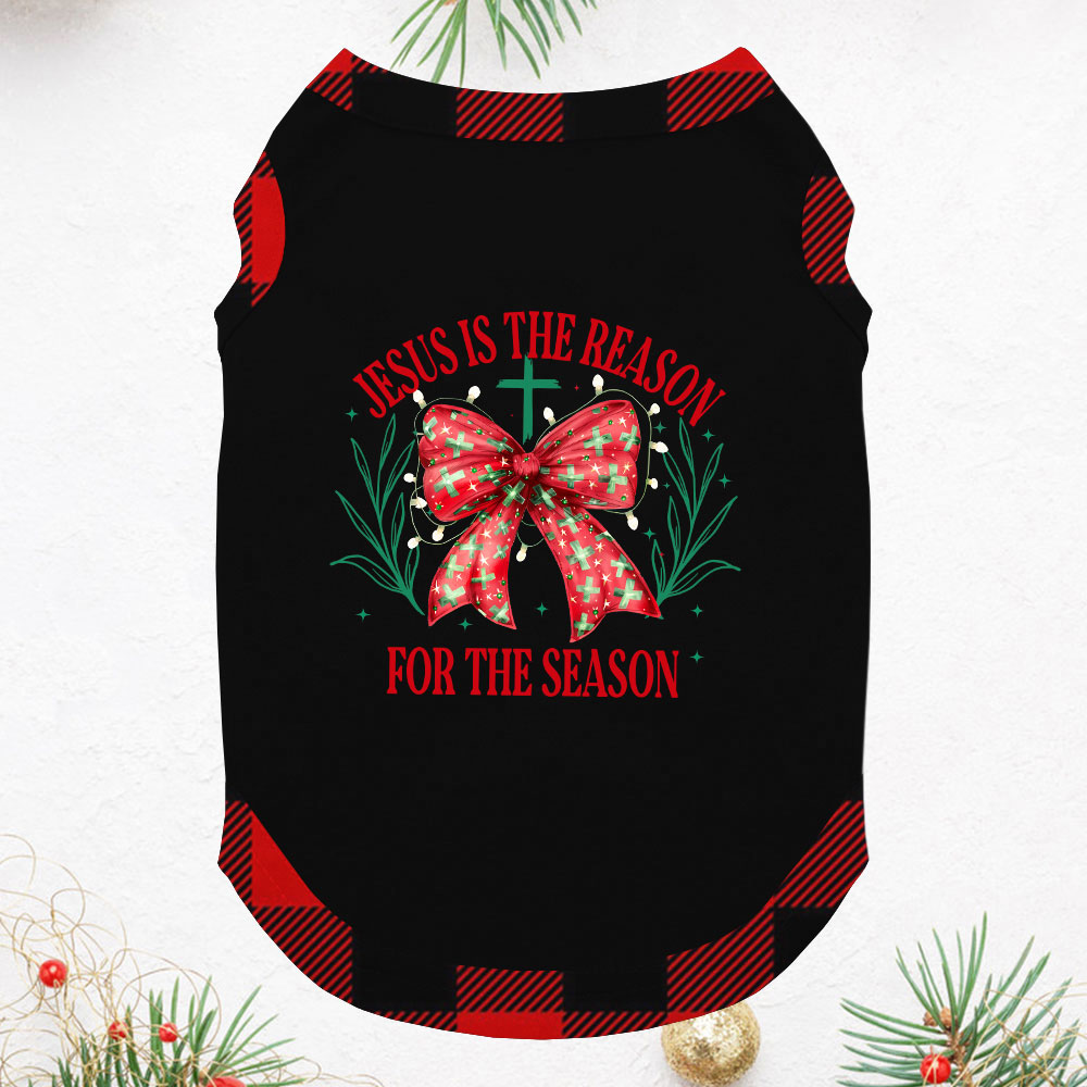 Festive Jesus Christmas Pajamas With Short Sleeves
