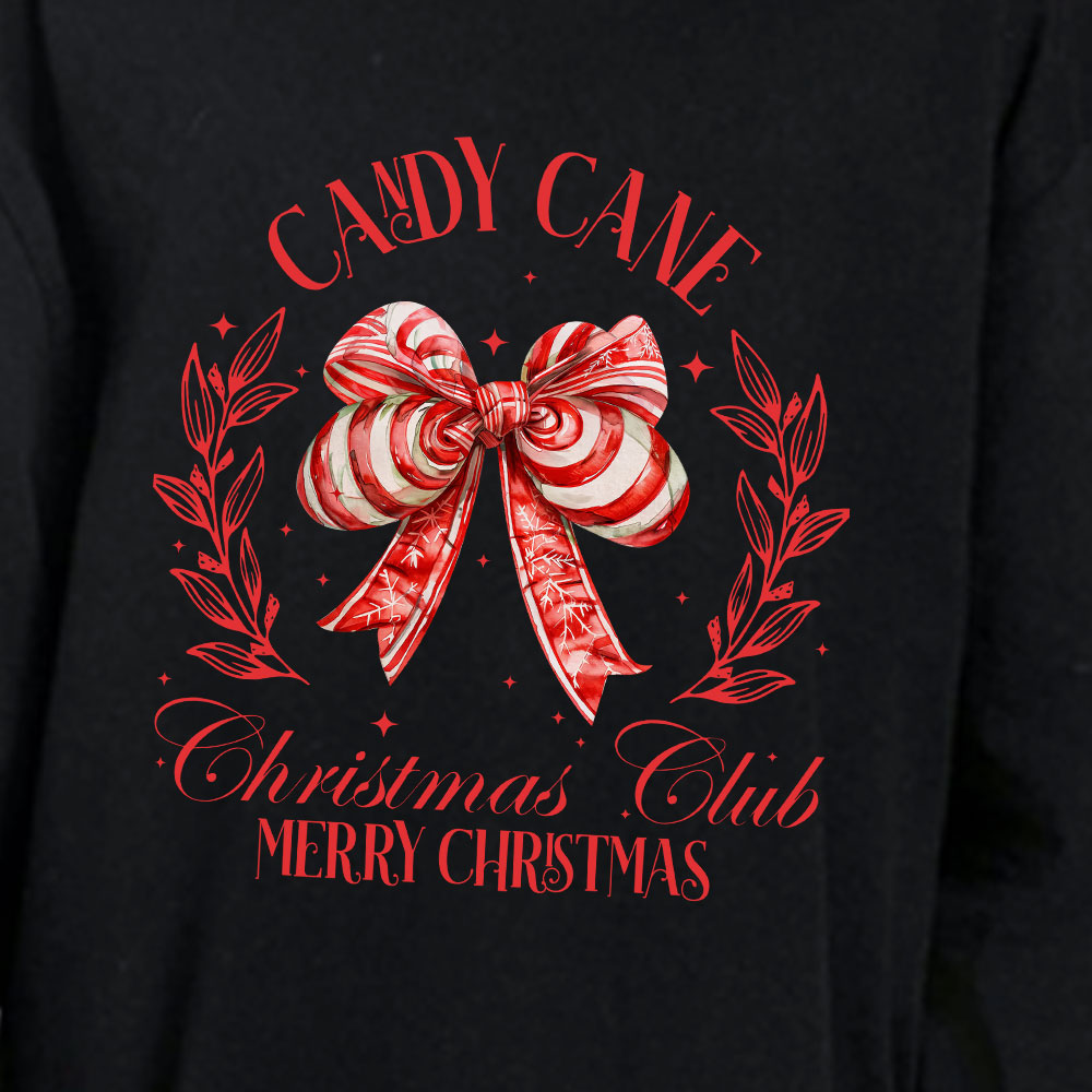 Candy Cane Cotton Flannel Christmas Pajamas Black Red Candy Cane Cotton Flannel Christmas Pajamas Black Red