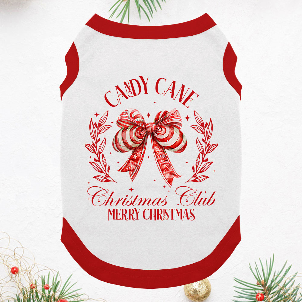 Festive Candy Cane Coordinating Family Christmas Pajamas