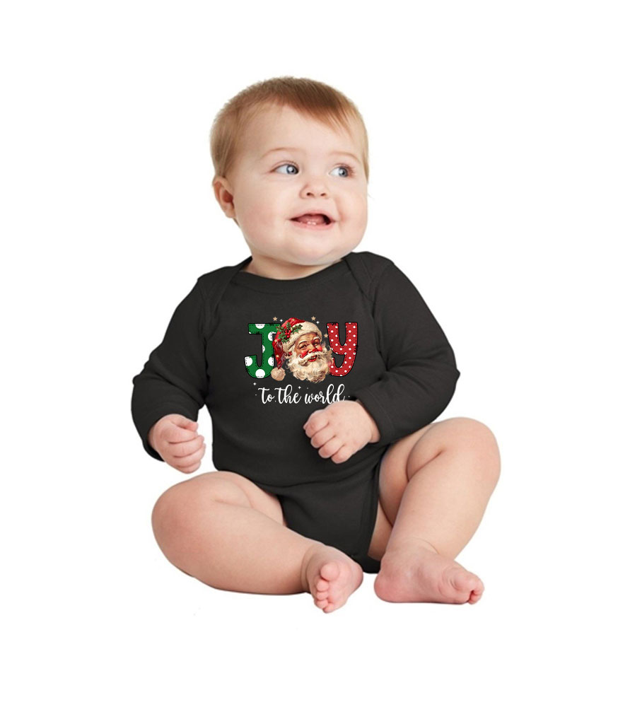 Santa Claus Cotton Family Christmas Pajamas With Flannel Bottoms Santa Claus Cotton Family Christmas Pajamas With Flannel Bottoms