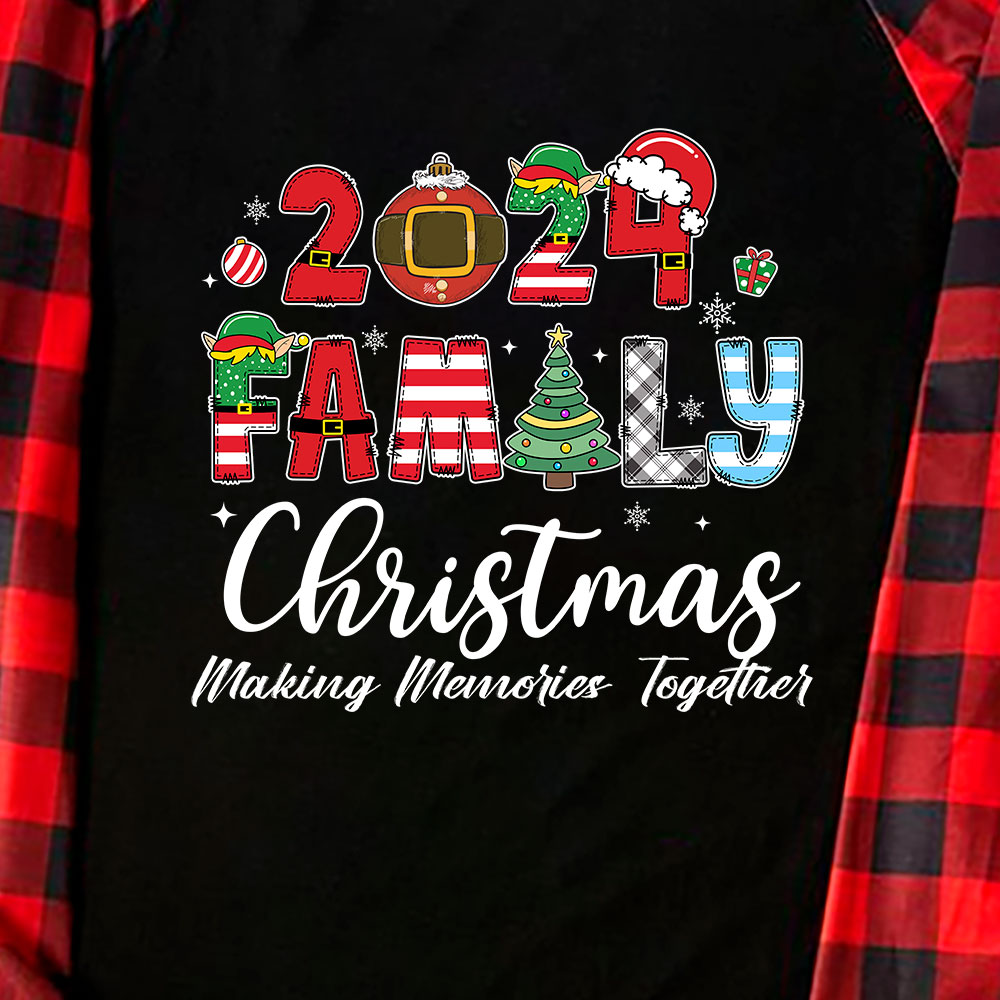 Plaid Family Xmas Jammies Making Memories Together 2024 Plaid Family Xmas Jammies Making Memories Together 2024