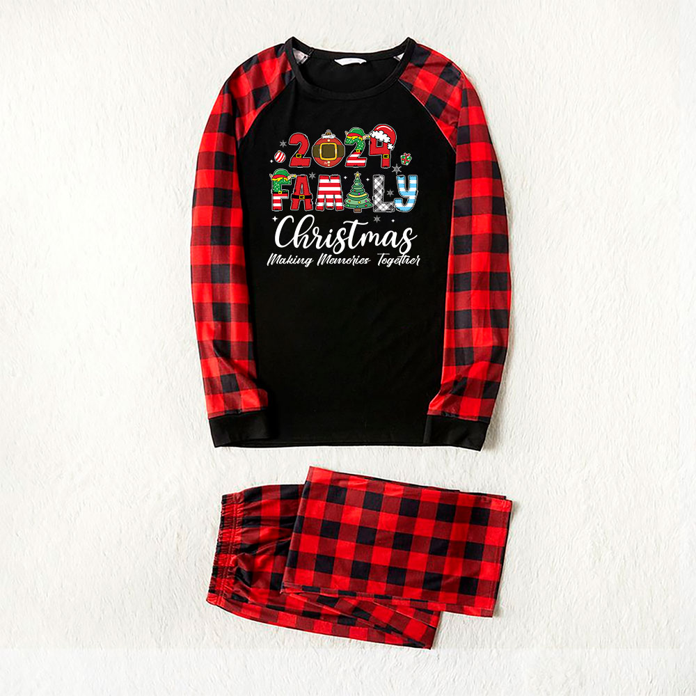 Plaid Family Xmas Jammies Making Memories Together 2024 Plaid Family Xmas Jammies Making Memories Together 2024