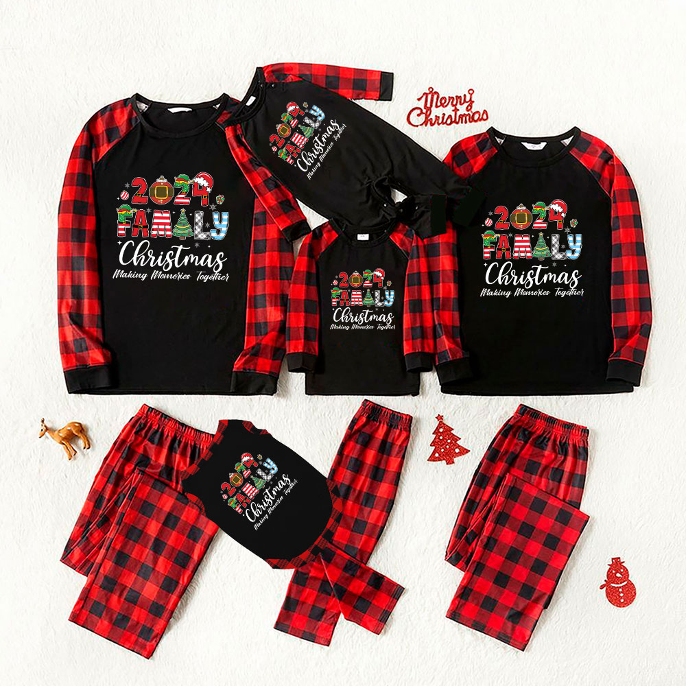 Plaid Family Xmas Jammies Making Memories Together 2024 Plaid Family Xmas Jammies Making Memories Together 2024