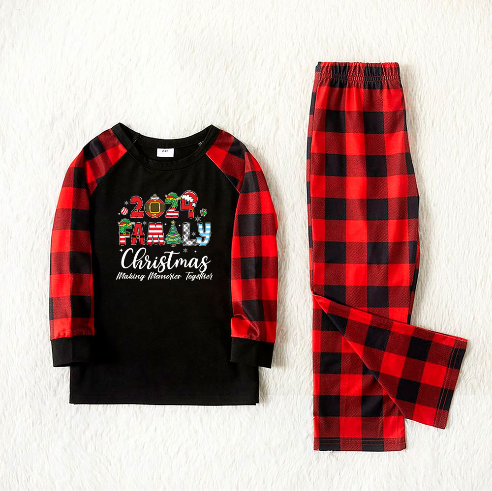 Plaid Family Xmas Jammies Making Memories Together 2024 Plaid Family Xmas Jammies Making Memories Together 2024