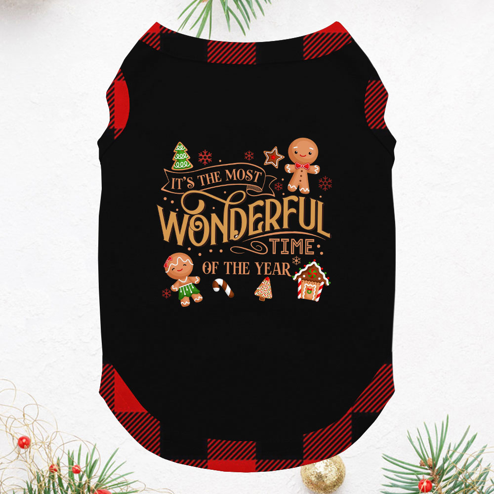 Festive Gingerbread Short Sleeve Christmas Family Pajamas Festive Gingerbread Short Sleeve Christmas Family Pajamas