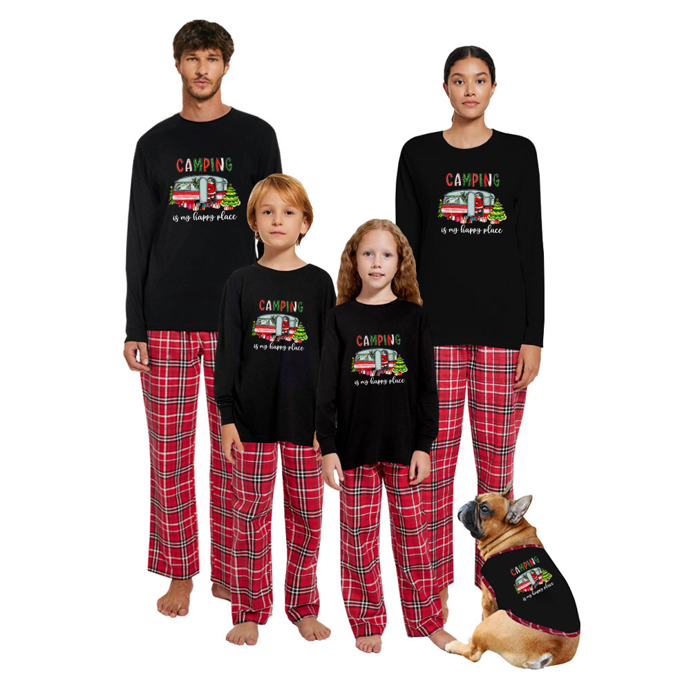 Camping Van Holiday Pjs For The Whole Family Cotton