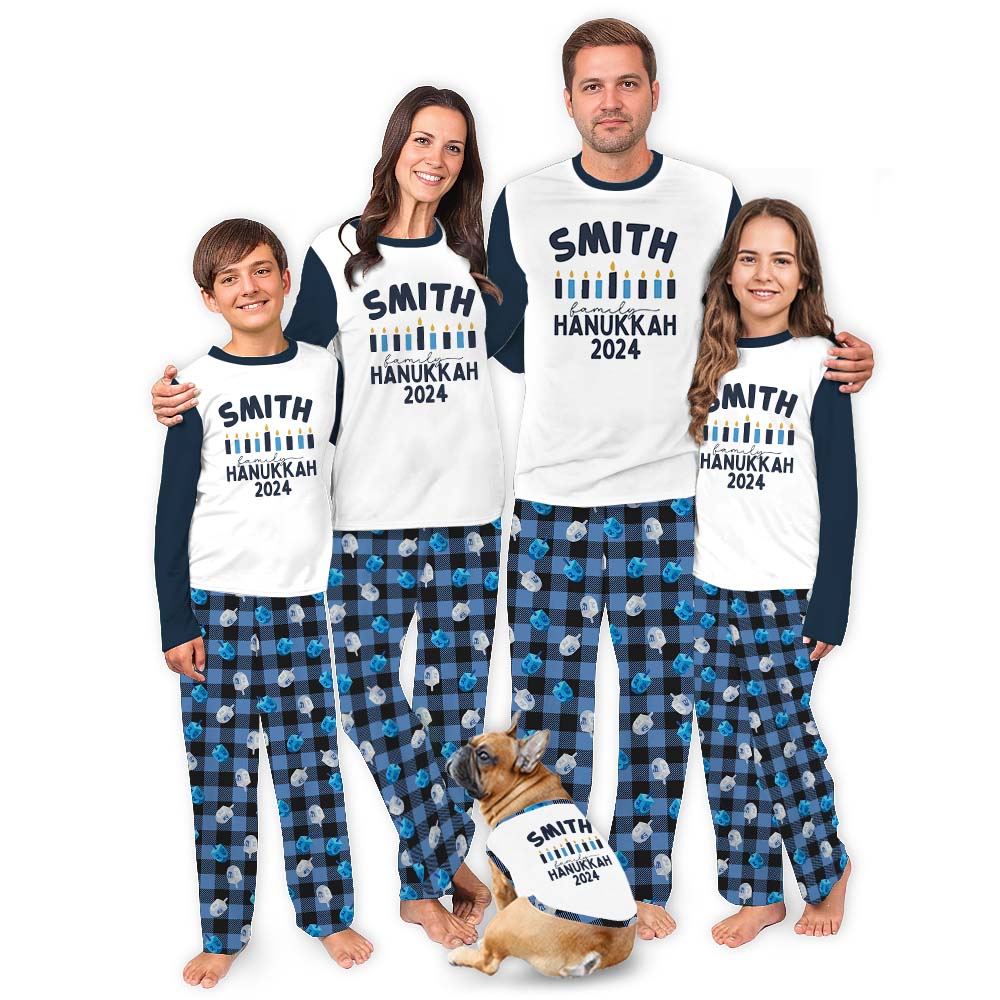 Unique Matching Hanukkah Pajamas 2024 With Family Name Unique Matching Hanukkah Pajamas 2024 With Family Name