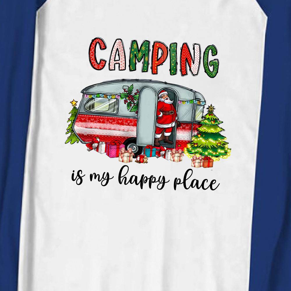 Festive Van Camping Is My Happy Place Family Christmas Pajamas Festive Van Camping Is My Happy Place Family Christmas Pajamas