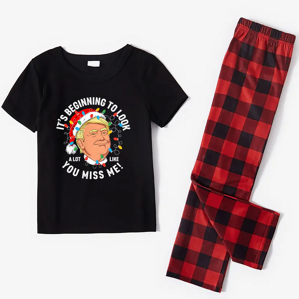 Donald Trump President Matching Christmas Pajamas Short Sleeve Donald Trump President Matching Christmas Pajamas Short Sleeve