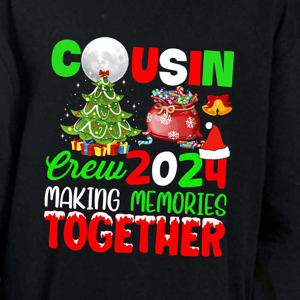Cousin Crew 2024 Flannel Matching Christmas Pajamas Cotton