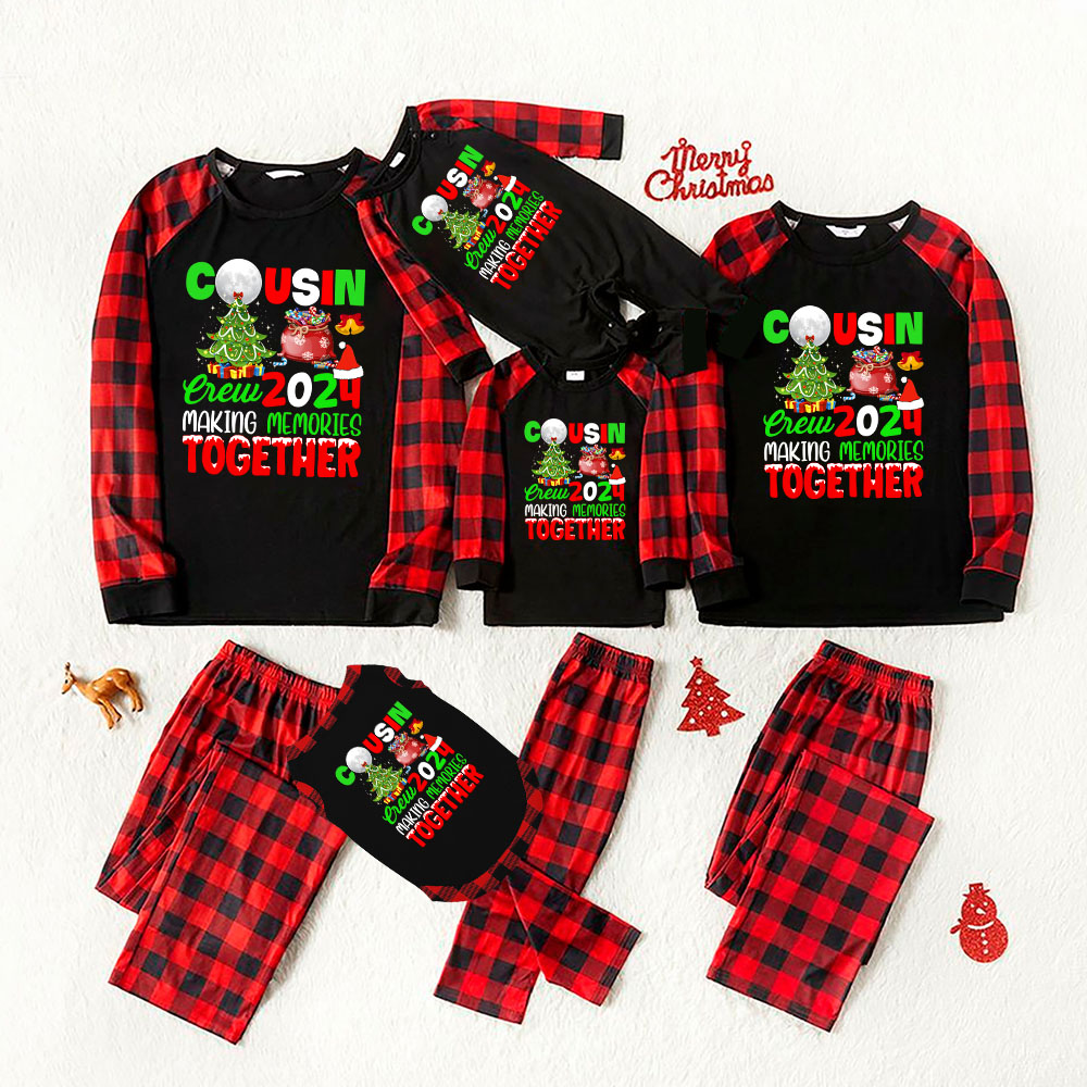 Cousin Crew Christmas Matching Family Pajama Sets 2024 Cousin Crew Christmas Matching Family Pajama Sets 2024