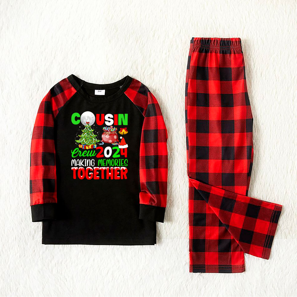 Cousin Crew Christmas Matching Family Pajama Sets 2024 Cousin Crew Christmas Matching Family Pajama Sets 2024