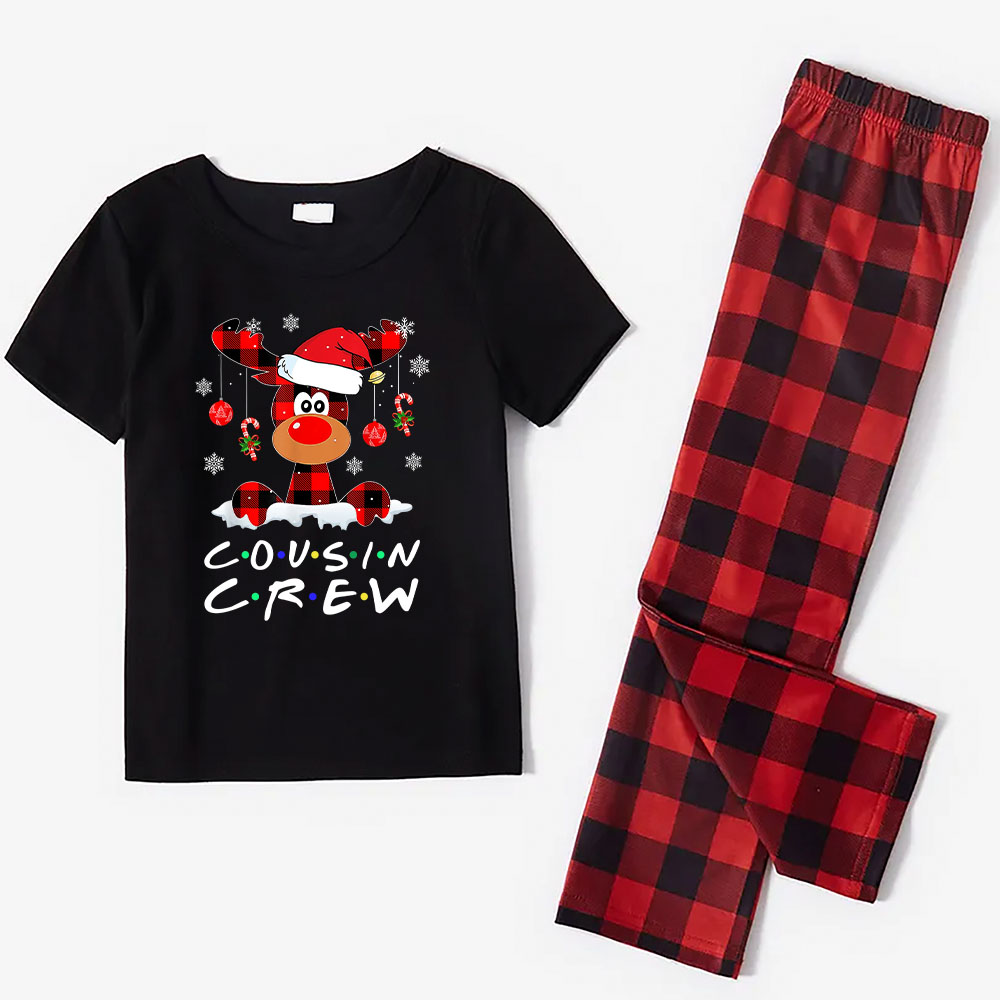 Cousin Crew And Dog Holiday Pajamas Short Sleeve