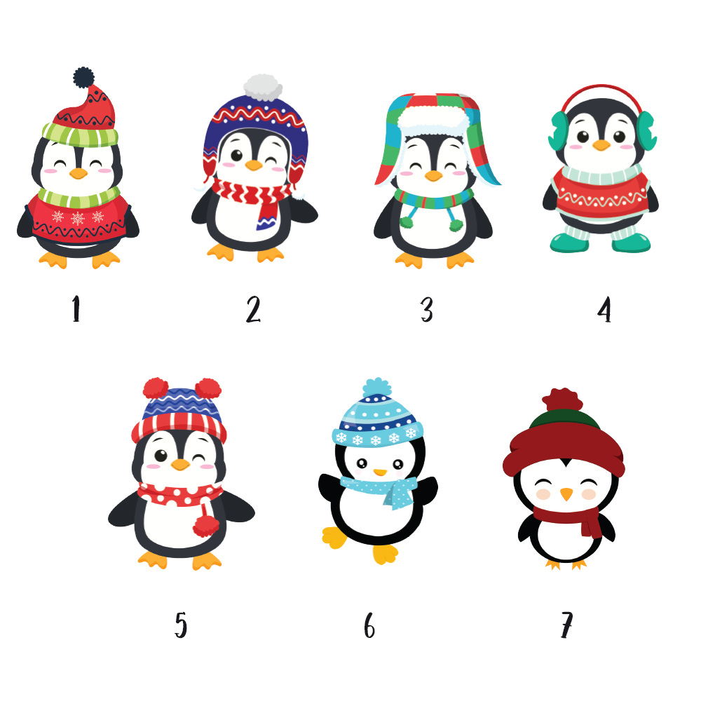 Customizable Christmas Penguin Family Pajamas With Plus Size Customizable Christmas Penguin Family Pajamas With Plus Size