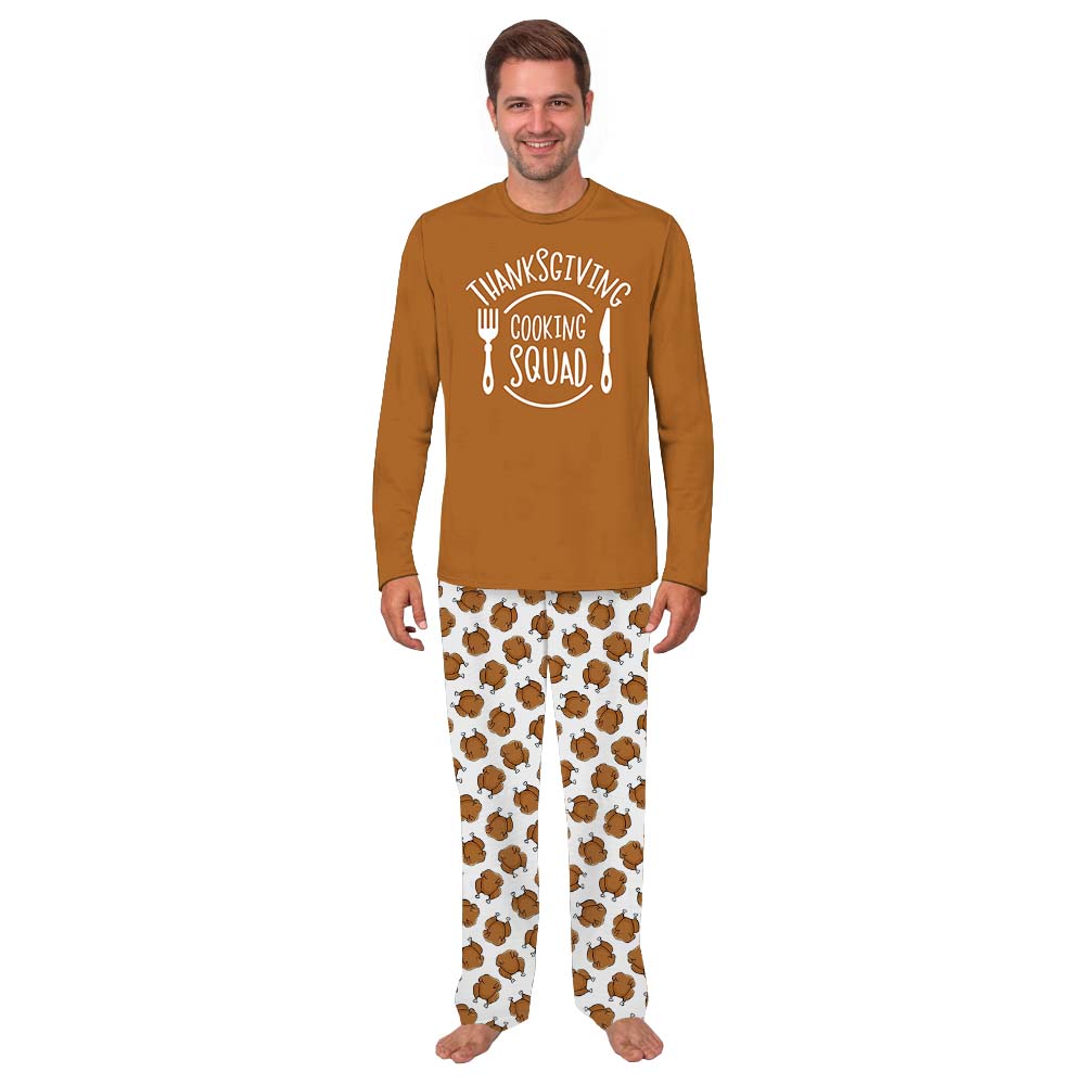 Festive Cooking Squad Matching Family Thanksgiving Pajamas Festive Cooking Squad Matching Family Thanksgiving Pajamas