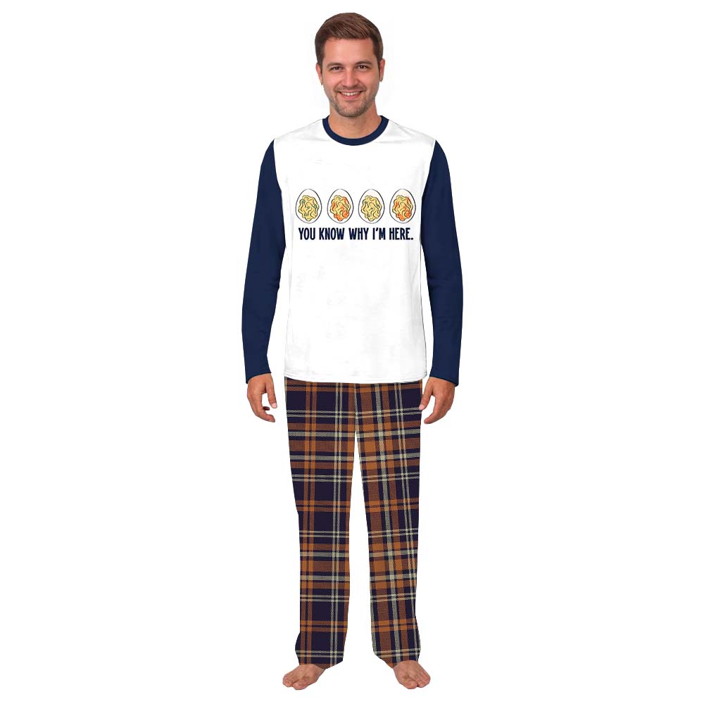 Funny Deviled Eggs Matching Family Thanksgiving Pajamas