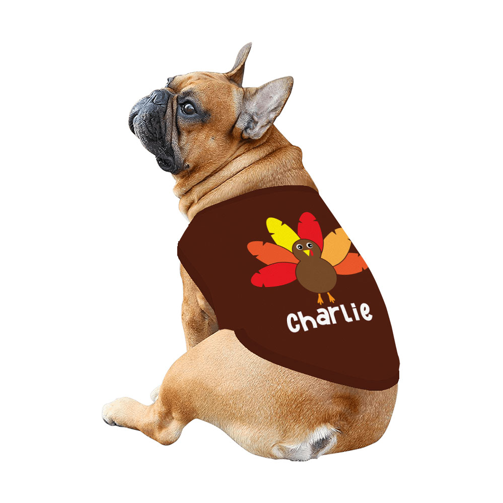 Unisex Turkey Family Thanksgiving Pajamas Personalized Name