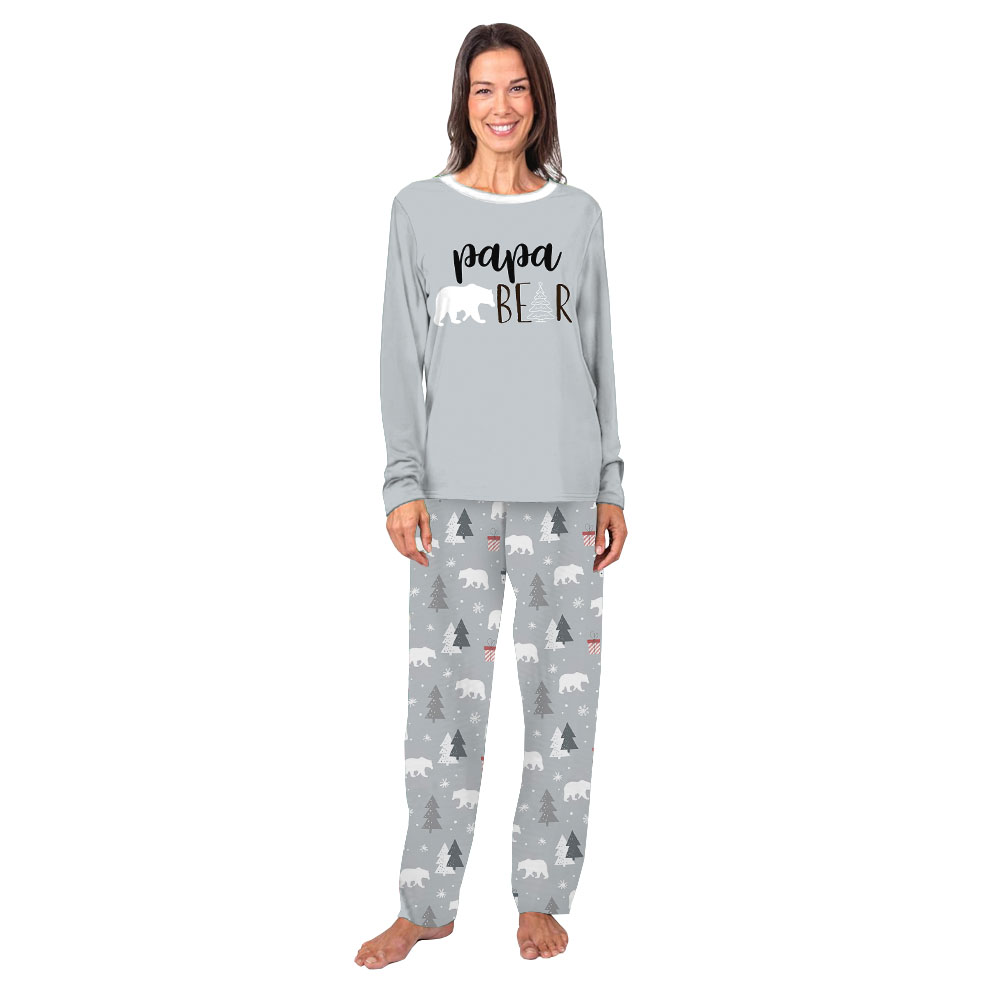 Personalized Family Bear Matching Christmas PJs With Names Personalized Family Bear Matching Christmas PJs With Names