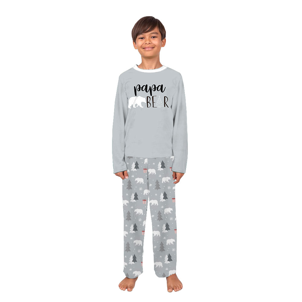 Personalized Family Bear Matching Christmas PJs With Names Personalized Family Bear Matching Christmas PJs With Names