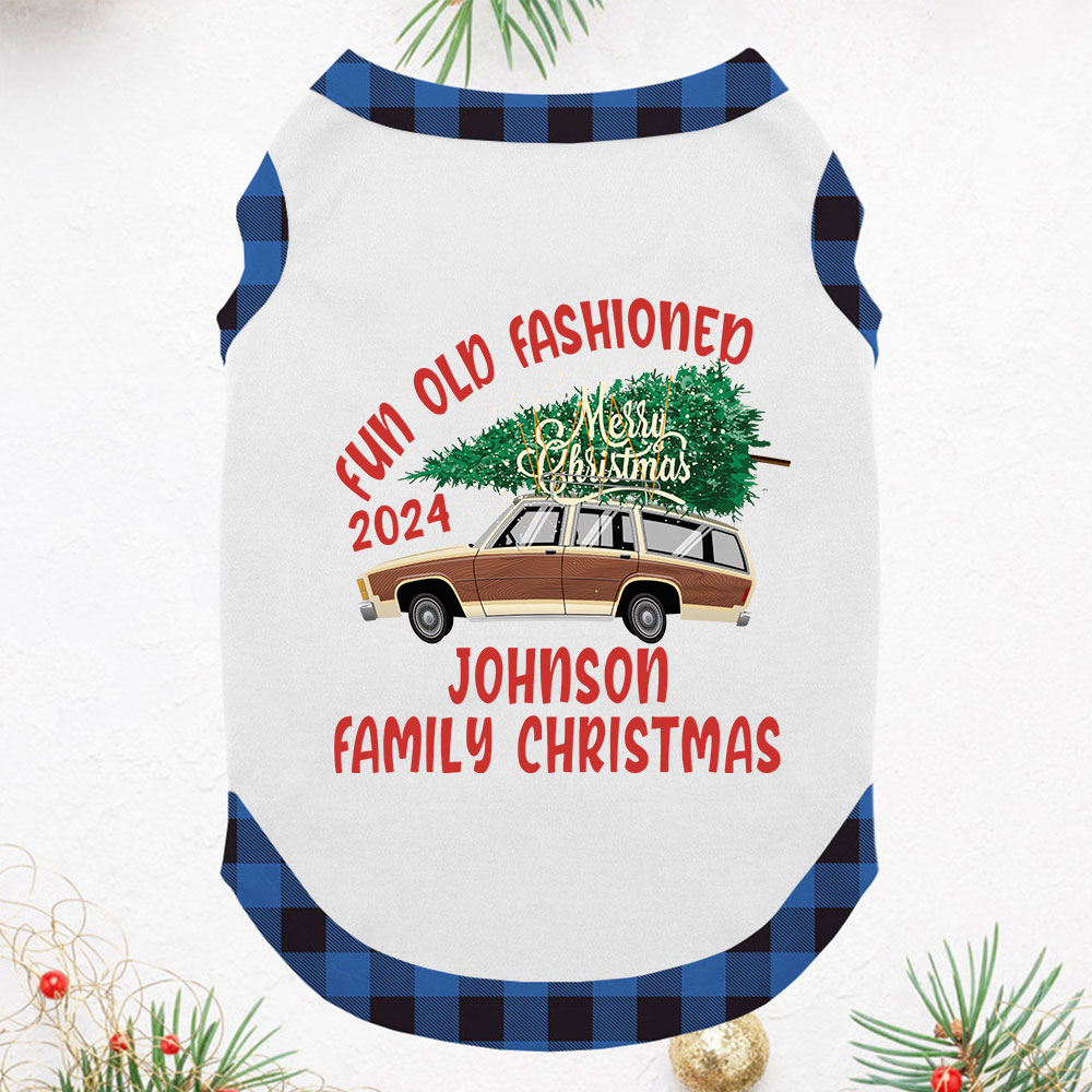Custom Family Name Christmas Pajamas With Truck And Tree 2024 Custom Family Name Christmas Pajamas With Truck And Tree 2024