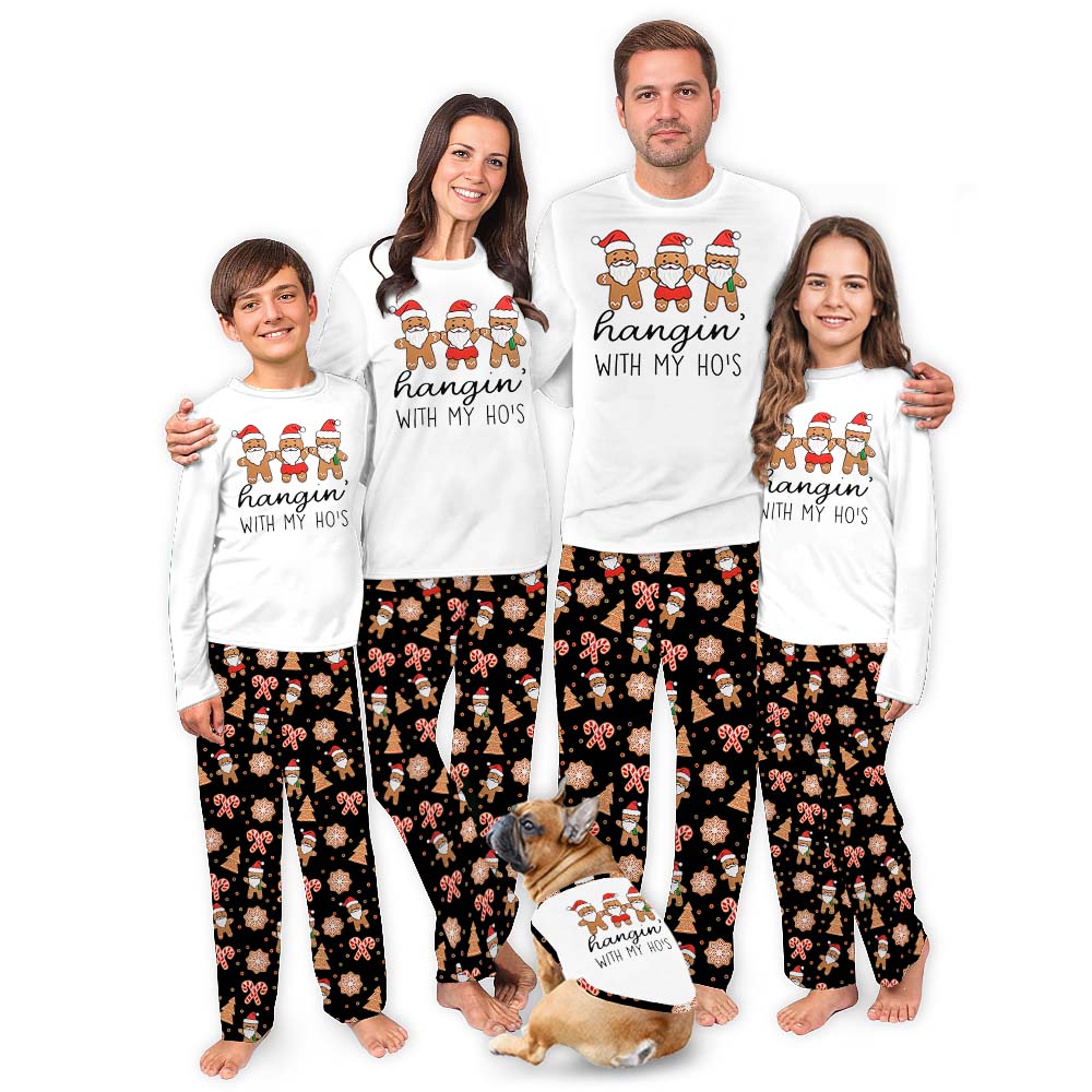 Santa Gingerbread Funny Family Xmas Pjs Santa Gingerbread Funny Family Xmas Pjs